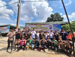 Relawan UIN Raden Fatah Dirikan Posko Kemanusiaan di Tolang Julu Tapanuli Selatan.